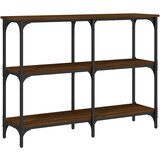  Konzolni stol boja smeđeg hrasta 100x29x75 cm konstruirano drvo | Eponuda.ba