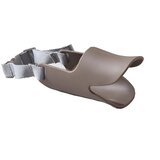 INF Nastavljiv mehak silikonski nagobčnik za pse, zračen in varen coffee M, (5000213034) | Shoptok.si
