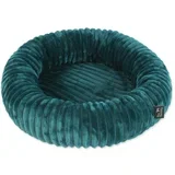 Tamno zeleni krevet za pse ø 50 cm Dog Fantasy Stripe –