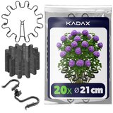KADAX Sponka za rastline 6 mm, podpora za hortenzije, potonike, trave, rože, 20 kosov, (5000362505) | Shoptok.si