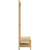  Stalak za odjeću s policama 103 x 40 x 183 cm od bambusa | shoptok.hr