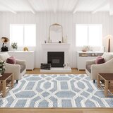Conceptum Hypnose tepih Woopamuk389, 80x150 cm, plavo-beli | ePonuda.com