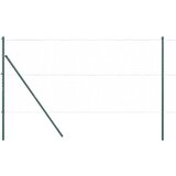 vidaXL Stebri za ograjo 13 kosov Zeleni Ø32 mm 210 cm Galvanizirano jeklo | Shoptok.si