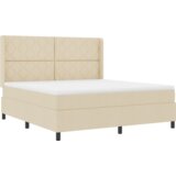 Box Spring postelja z vzmetnico - Krem 180x200 cm Tkanina, (22051867) | Shoptok.si