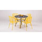 Olimp Sport Baštenska Garnitura Od Metala Arko žuta - 4 Stolice i Sto | ePonuda.com