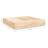 Karup Design Zakonska postelja iz masivnega bora s prostorom za shranjevanje z letvenim dnom 160x200 cm v naravni barvi Basement Bed – | Shoptok.si