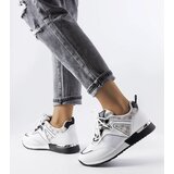 Gemre White sneakers with gold elements Bedord | Shoptok.si