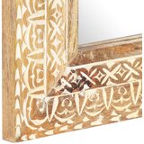  Ručno izrezbareno ogledalo 110 x 50 x 2,6 cm masivno drvo manga | shoptok.hr