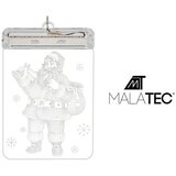 Malatec LED 3D božićni ukras za prozor Djed Mraz, na baterije | shoptok.hr
