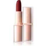 Makeup Revolution Lip Allure Soft Satin Lipstick kremasta šminka s satenastim zaključkom odtenek CEO Brick Red 3,2 g Cene