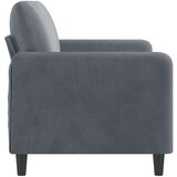 vidaXL Dvosed temno siv 140 cm žamet | Shoptok.si