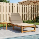  Jastučić za ležaljku GEMERT 100% poliester Krem 200 x 70 x 3 cm | shoptok.hr