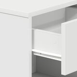  Noćni ormarići 2 kom s ladicama bijeli 39x28x41 cm | shoptok.hr