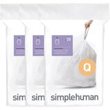 simplehuman S trakom za zatezanje vreće za smeće 60 kom 65 l Q – | shoptok.hr