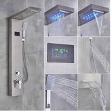 EYN Luksuzni LED tuš panel | Tuš sistem BSP1912 — Nikelj — Stenska | Shoptok.si