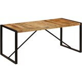 Maison Chic Jedilna miza - Kuhinjska miza - Jedilni stol iz masivnega neobdelanega mangovega lesa 180 cm, (21714968) Cene