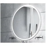 SAM CRO kopalniško ogledalo z LED osvetlitvijo Prosperos 58 R 61-P-HC2011-580, 58×58 cm