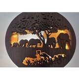  Li-Go 23610/DUB2 - LED Prigušiva stona dekoracija LED/12W/230V 20x22 cm hrast | Eponuda.com