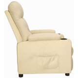  Naslonjač od tkanine krem | shoptok.hr