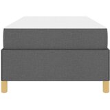  Krevetna konstrukcija Tamno siva 90 x 190 cm tkanina | Shoptok.si
