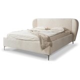 Makamii Bež tapecirani bračni krevet s podnicom 160x200 cm Makana – | shoptok.hr