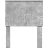  Uzglavlje s uzglavljem Betonski sivi 75 cm Konstruirano drvo | shoptok.hr