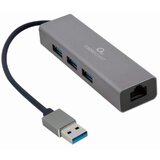  Adapter Gembird USB AM Gigabit network adapter with 3-port USB 3.0 hub A-AMU3-LAN-01 | ePonuda.com