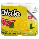 OLALA Papirnate brisače v roli Olala limona (23 cm, 2 rol/pak, bele)