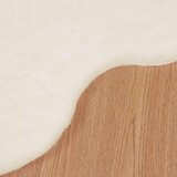  Faux Rabbit Fur Rug Olite Krema 60 x 90 cm Poliester | shoptok.hr