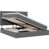 vidaXL Postelja s shranjevanjem Temno siva 160 x 200 cm Umjetno usnje, (5000101140) | Shoptok.si