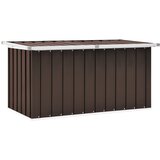 vidaXL Vrtna škatla za shranjevanje rjava 129x67x65 cm | Shoptok.si