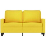 vidaXL Dvosjed od tkanine svjetložuti 120 cm | shoptok.hr