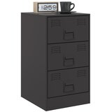  Noćni ormarići 2 kom crni 34,5 x 39 x 62 cm čelični | shoptok.hr
