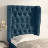  Uzglavlje s ušima tamnoplavo 83 x 23 x 118/128 cm baršunasto | shoptok.hr