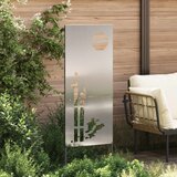  Privatnost u vrtu Rezbarija Srebrno 50 x 140 cm Pocinčani čelik | shoptok.hr