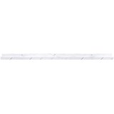  Polica na zidu s policom 4 pcs Bijeli mramor 100 x 9 x 3 cm | shoptok.hr