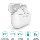 Lamax Clips1 bežične slušalice, bijele | shoptok.hr