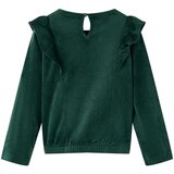  Dječja bluza s volanima tamnozelena 116 | shoptok.hr