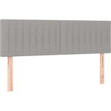  Box spring s madracem LED svjetlosivi 140x200 cm tkanina | shoptok.hr
