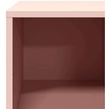 vidaXL Klubska mizica roza 101,5x50x43,5 cm valjano jeklo | Shoptok.si