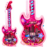  Električna gitara za djecu sa melodijama i solmizacijskim rasponom - roza | shoptok.hr
