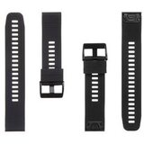 Onasi Silikonski pašček za uro 26 mm - Quick Fit - Fenix 5x / 6x - črn | Shoptok.si