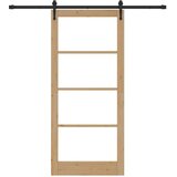  Klizna vrata Prirodna i crna 93 x 211 cm | Eponuda.ba