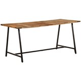 vidaXL Jedilna miza 160x80x75 cm trden mangov les | Shoptok.si