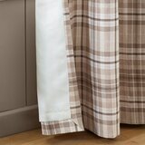 Catherine Lansfield Rjave flanelne izolacijske zavese v kompletu 2 ks 117x183 cm Cullen Thermal Check – | Shoptok.si