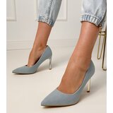 D/CEO Classic denim pumps on a golden stiletto Klaris | shoptok.hr