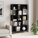  Regal za knjige crni 102x28x172 cm od konstruiranog drva | shoptok.hr