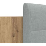  Okvir kreveta s uzglavljem Umjetnički hrast 120 x 200 cm | shoptok.hr