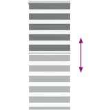 vidaXL Zavjesa zebra 55x150 cm širina tkanine 50,9 cm poliester | shoptok.hr