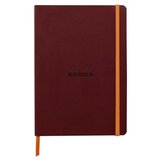  Notes A5, Rhodiarama soft, s gumicom, diktando crte, bordo Slike